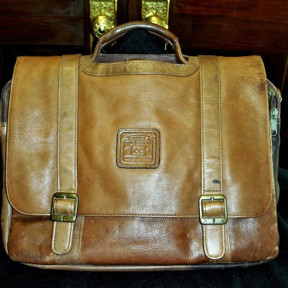 Laptop Computer Bag  Leather - Picture 1 of 2